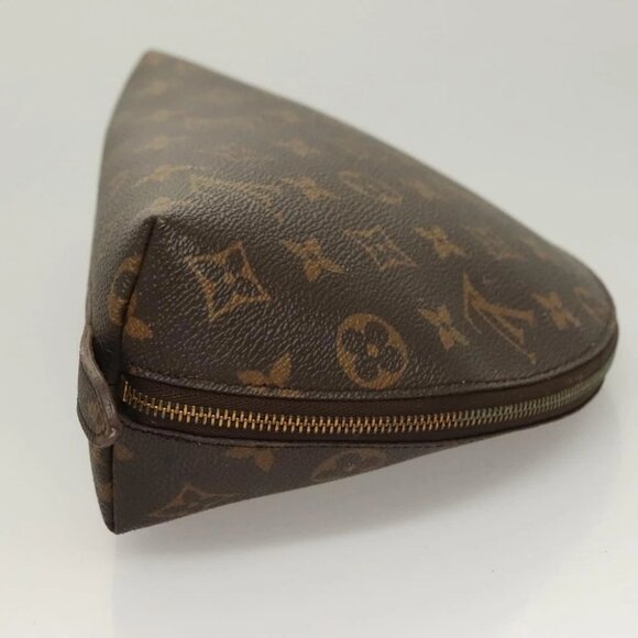 LOUIS VUITTON Monogram Trousse Demi Ronde Cosmetic Pouch M47520 LV Auth bs26999 - Picture 12 of 15